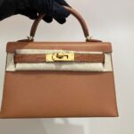 Hermes Kelly 20 Gold Touch Nilo Matte GHW