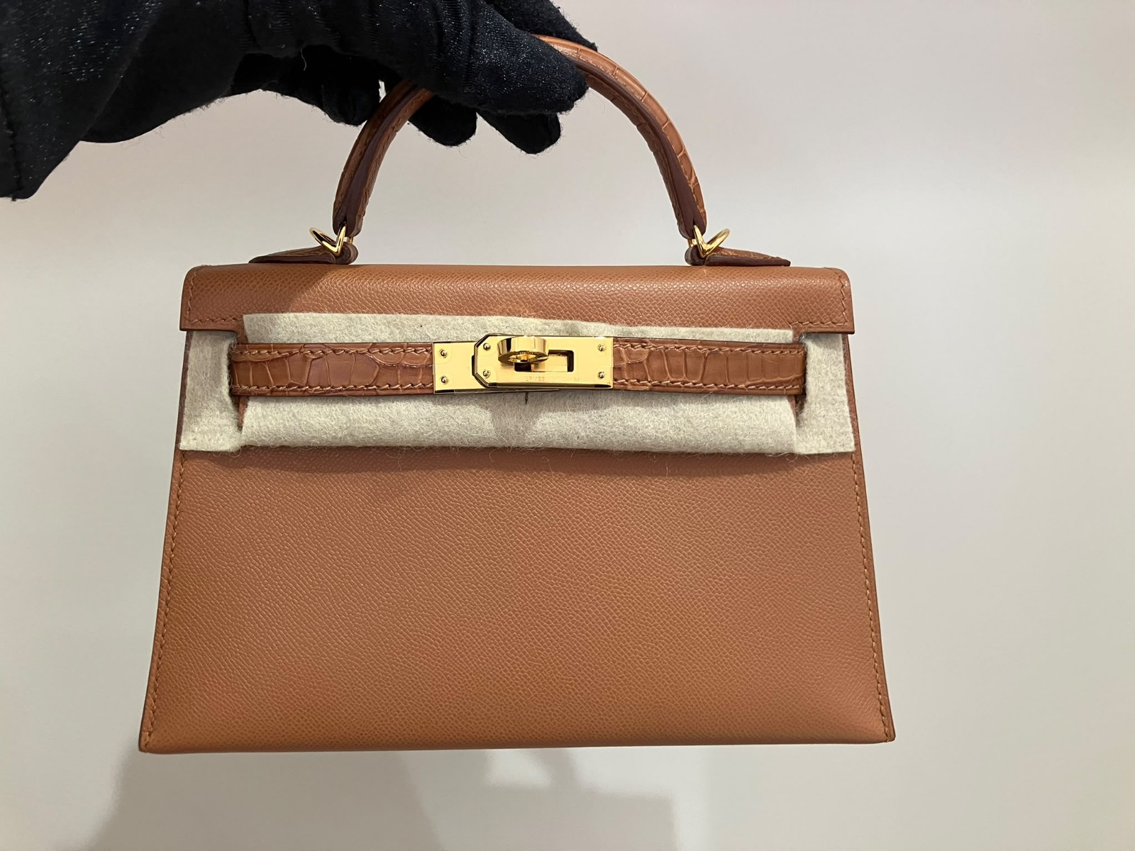 Hermes Kelly 20 Gold Touch Nilo Matte GHW
