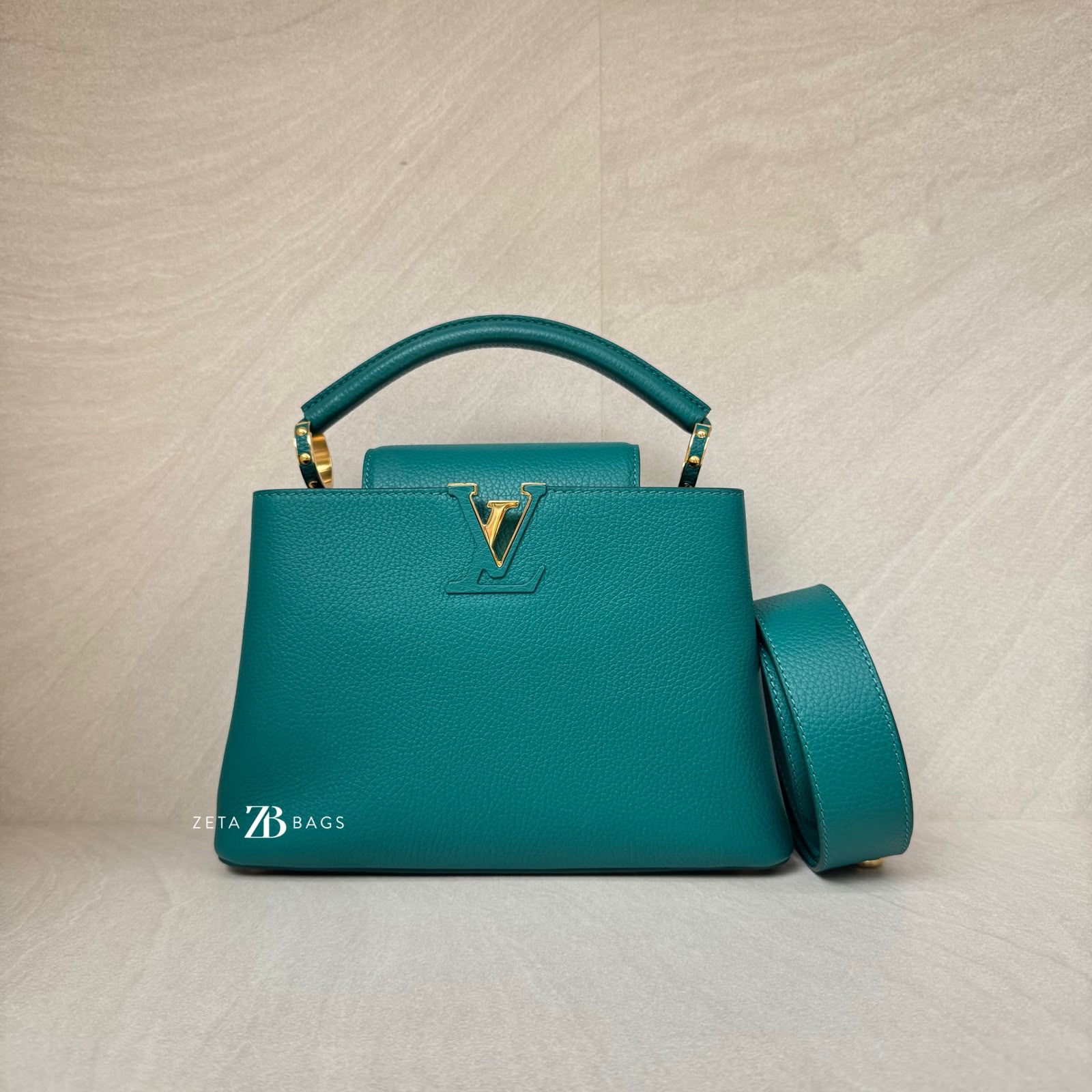 Louis Vuitton Capucines BB Emerald Green GHW