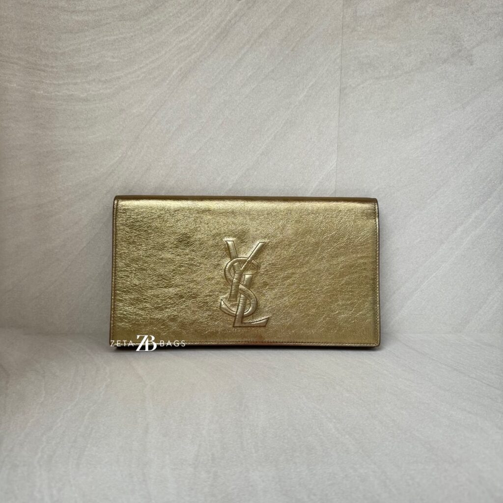 Saint Laurent Belle De Jour Metallic Gold