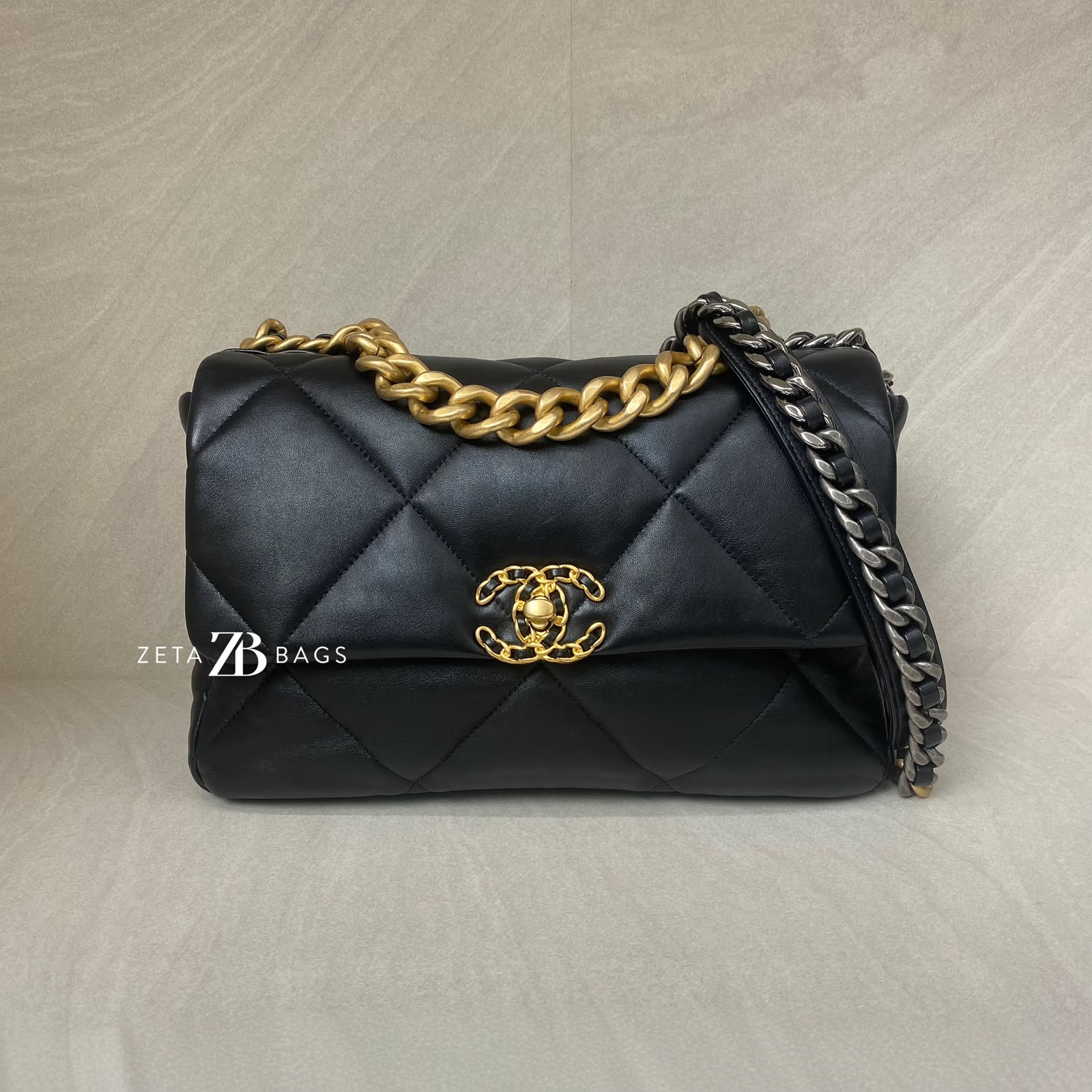 Chanel C19 Large Black