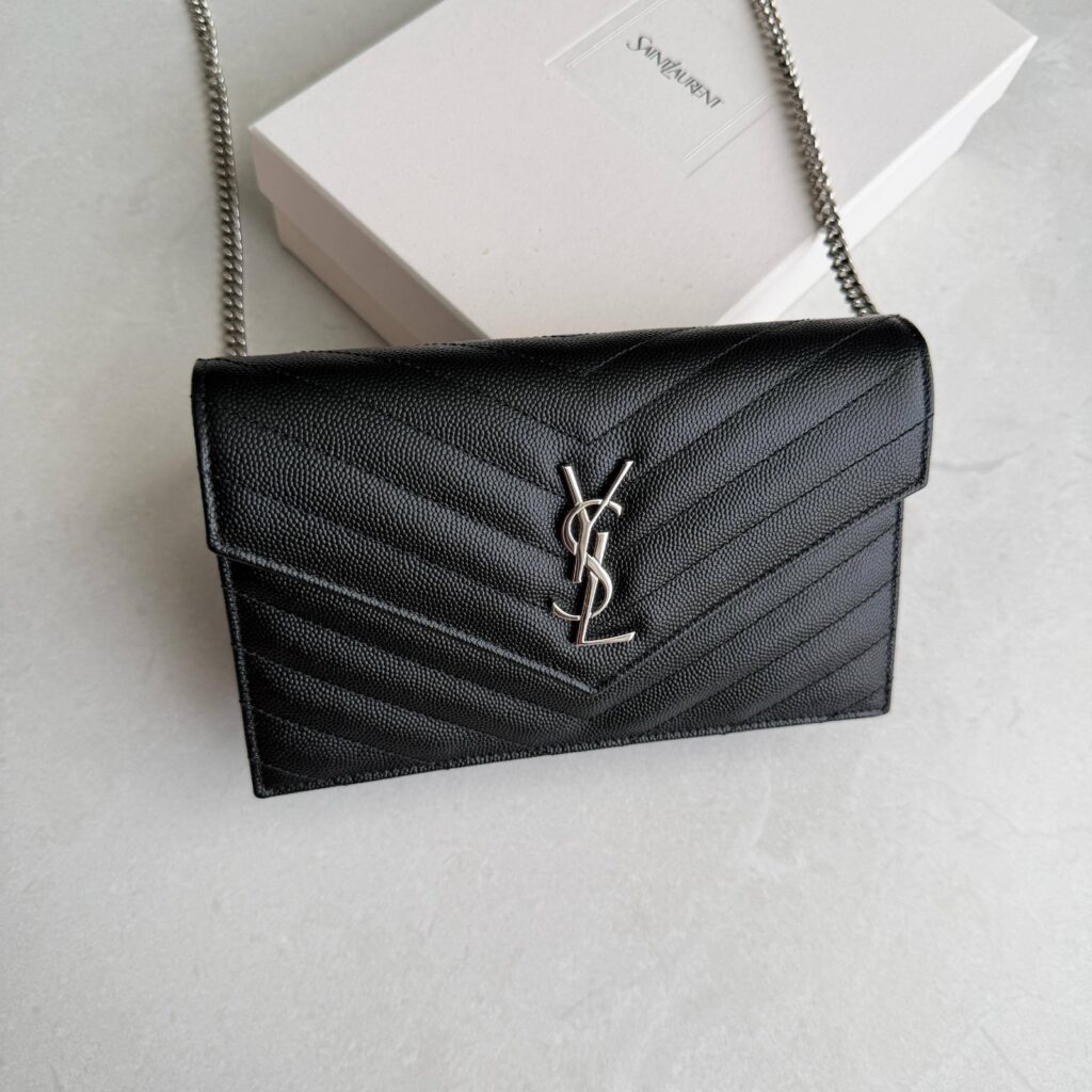 Saint Laurent Monogram WOC Black SHW