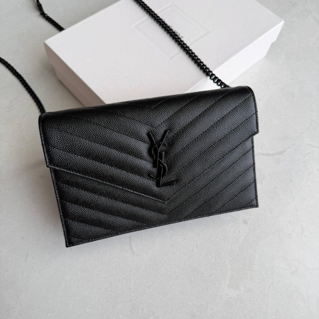 Saint Laurent Monogram WOC All Black