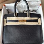 Hermes Birkin 30 Black Togo RGHW