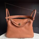 Hermes Lindy 30 Gold Clemence GHW