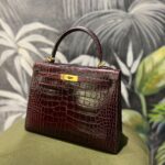 Hermes K25 Bordeaux Alli Shiny GHW