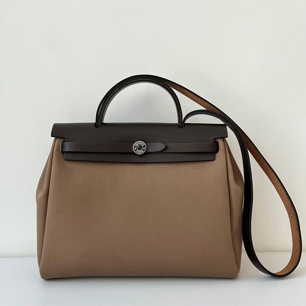 Hermes Herbag 31 Etoupe Ebene PHW