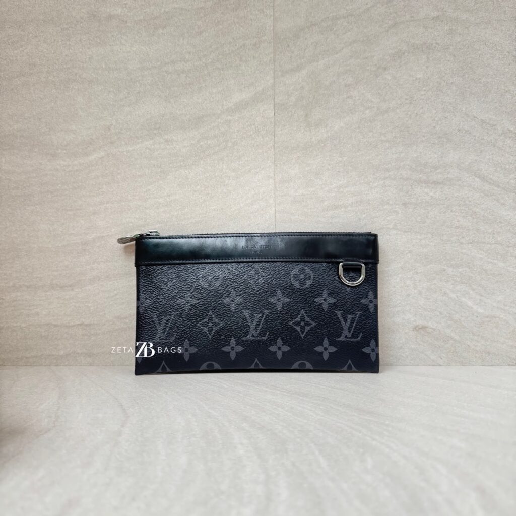 Louis Vuitton PM Clutch Monogram Eclipse SHW