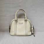 Gucci Alma Dome Microguccissima Ivory LGHW