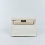 Hermes Kelly Danse Blanc/Kraft Evercolor GHW