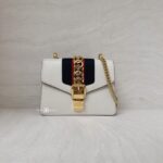 Gucci Mini Sylvie White GHW
