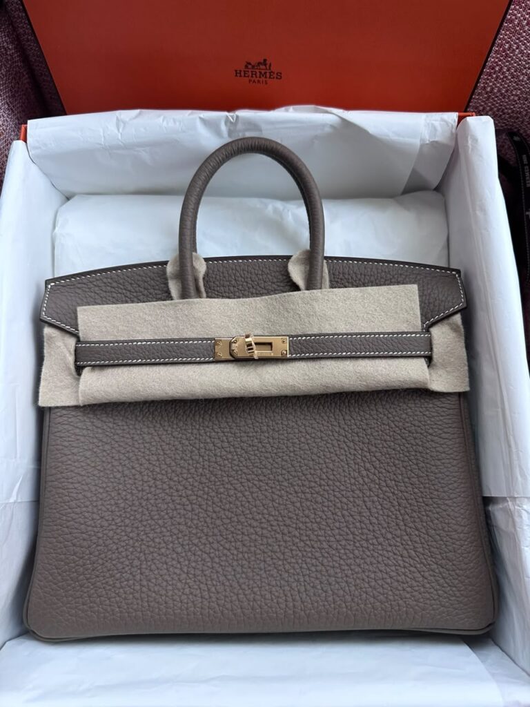 Hermes B25 Etoupe Togo GHW