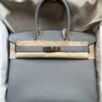 Hermes Birkin 30 Togo Gris Pantin PHW