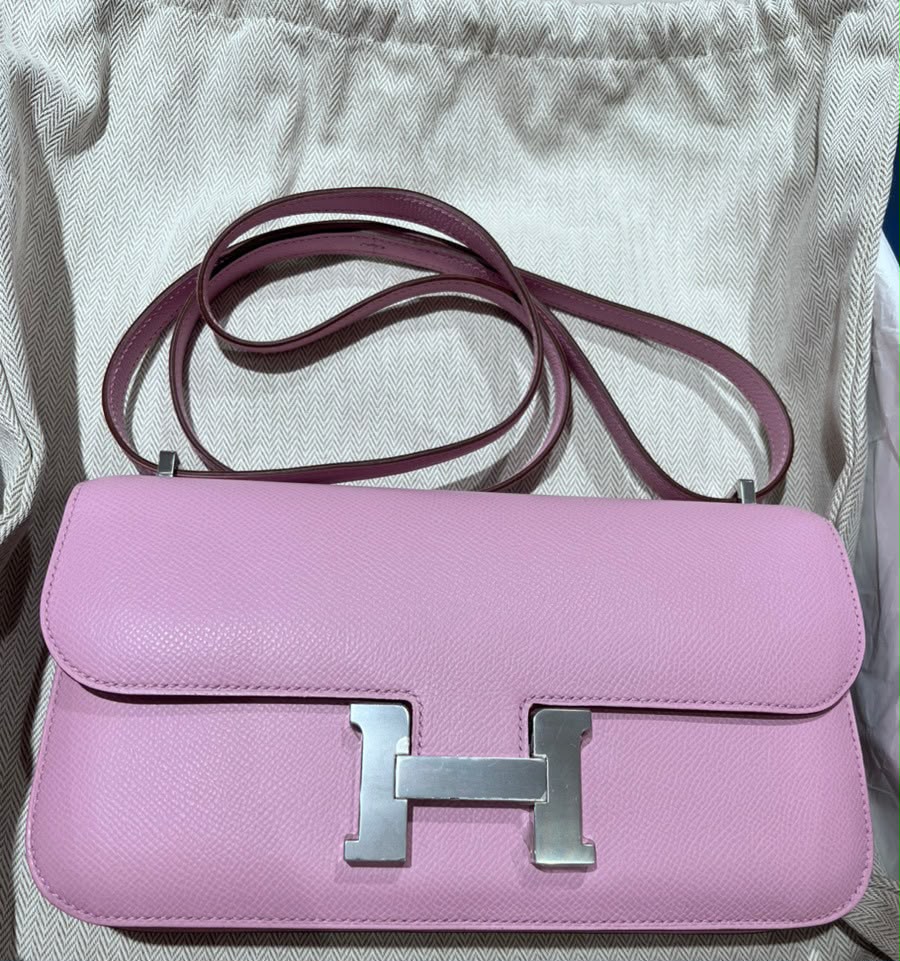 Hermes Constance Elan Mauve Sylvestre Epsom PHW