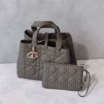 Christian Dior Medium D Toujours Bag in Olive Green