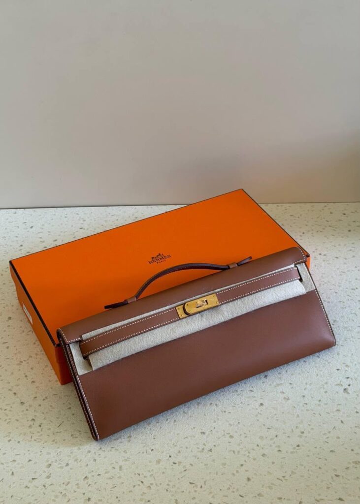 Hermes Kelly Cut Gold GHW