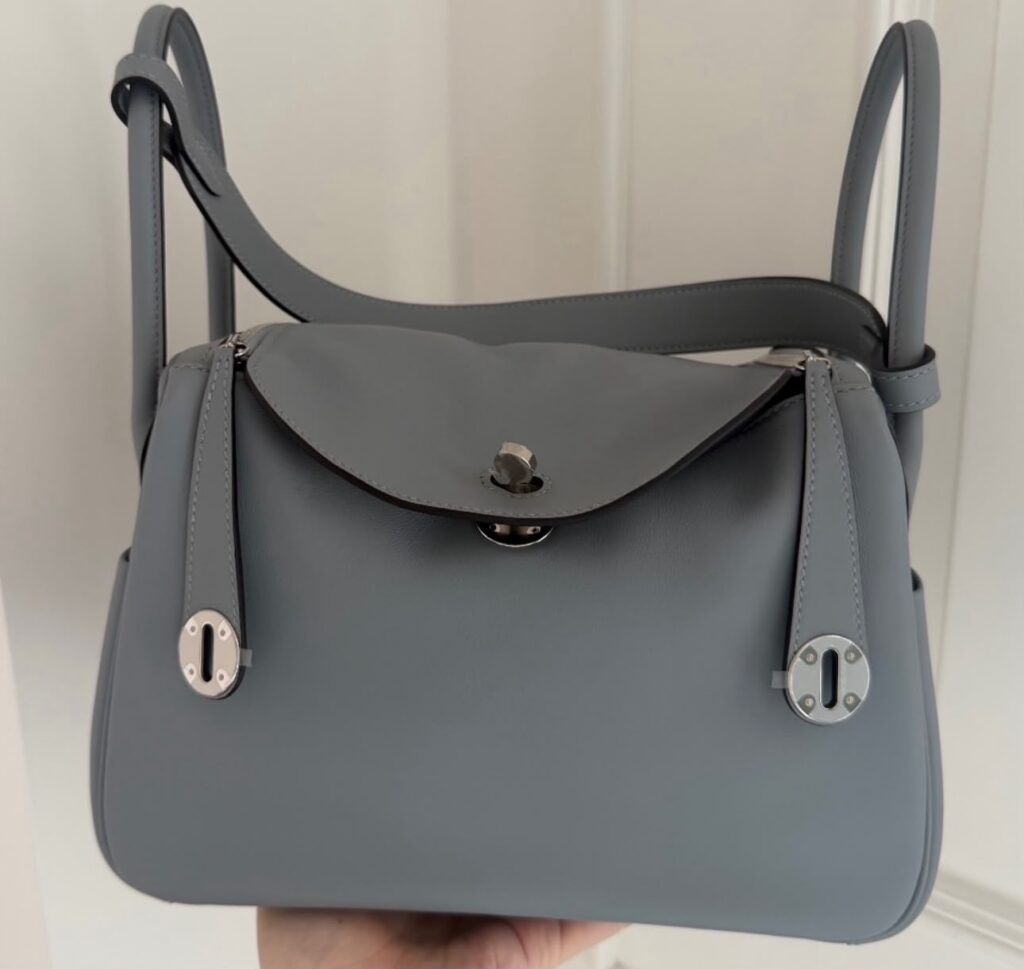 Hermès L26 Gris Pantin Swift PHW