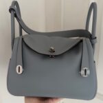 Hermès L26 Gris Pantin Swift PHW