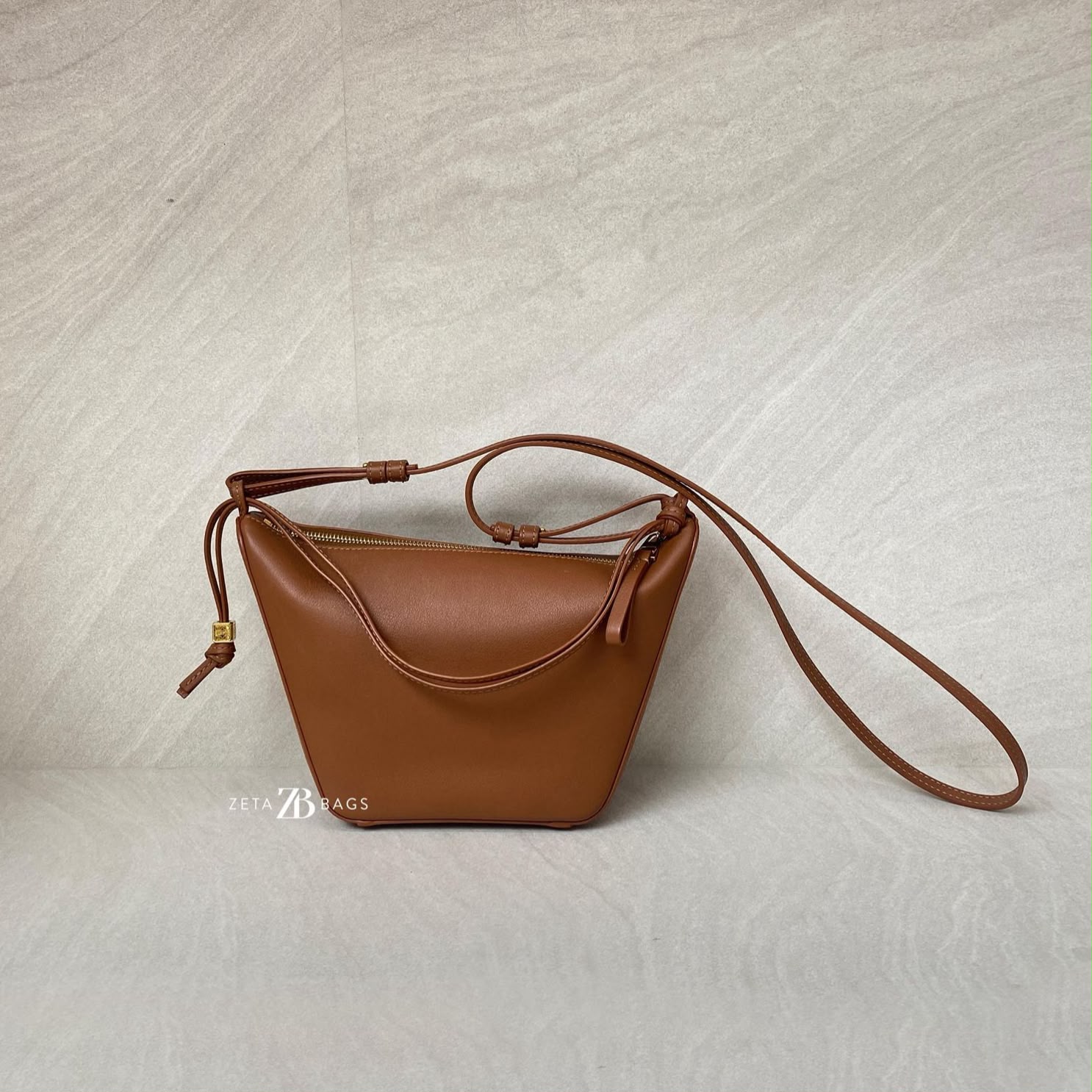 Loewe Hammock Hobo Mini Calfskin Tan GHW