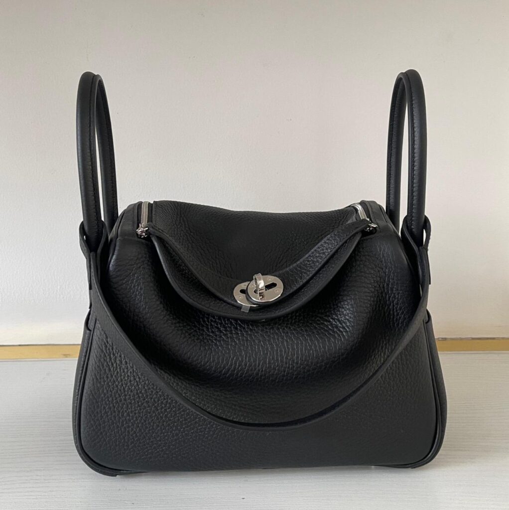 Hermes Lindy 26 Black Clemence PHW