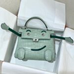Hermes Kelly Doll Vert Deau Matte PHW