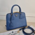 Prada Saffiano Dome Blue