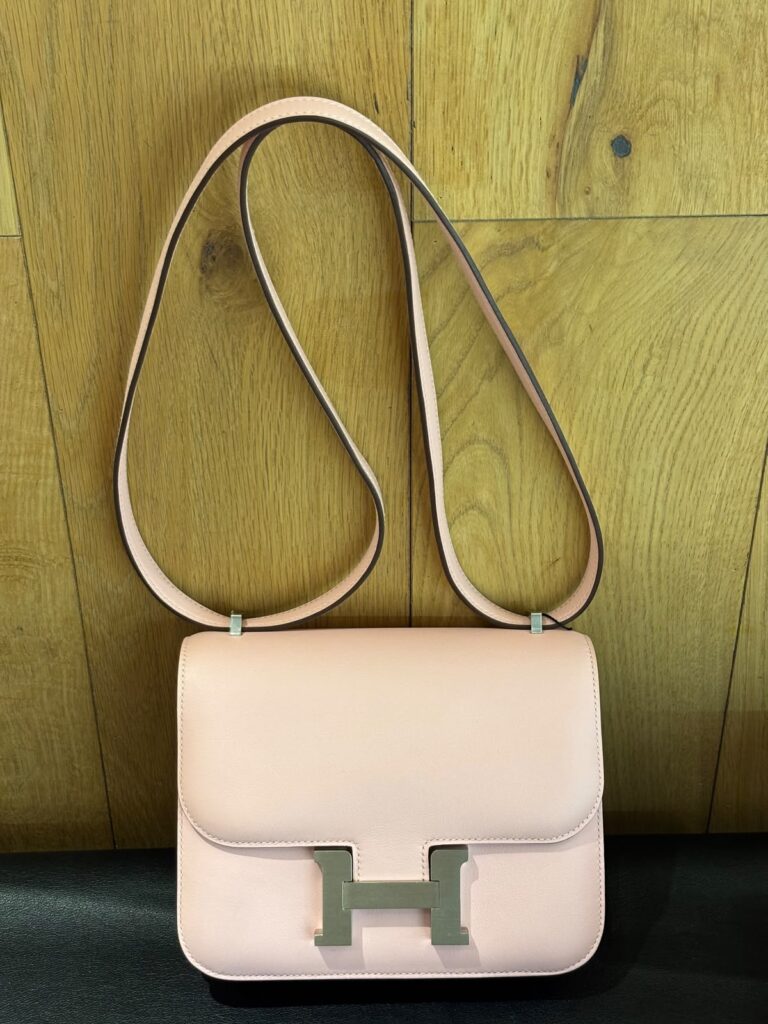 Hermes C18 Mirror Rose Sakura PHW
