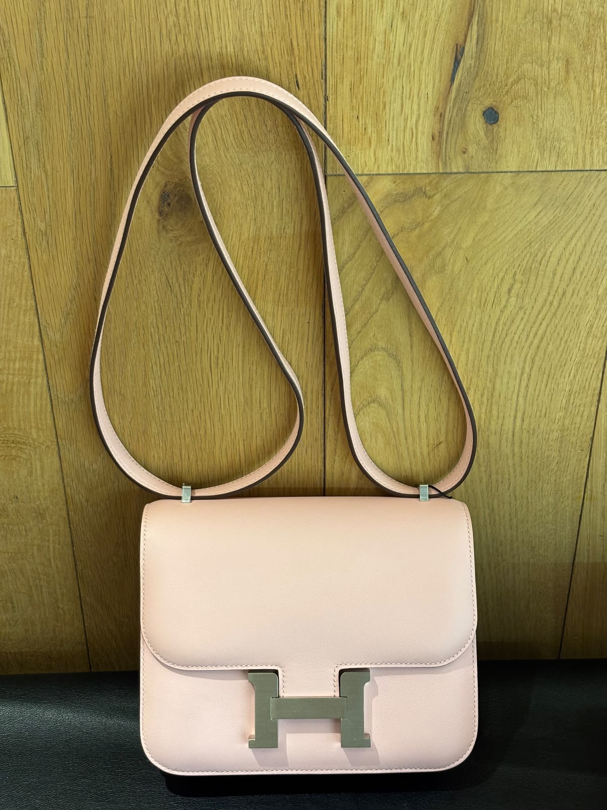 Hermes C18 Mirror Rose Sakura PHW
