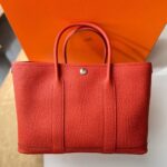 Hermes Mini GP/Mini Garden Party Canvas Vanila Eutope GHW