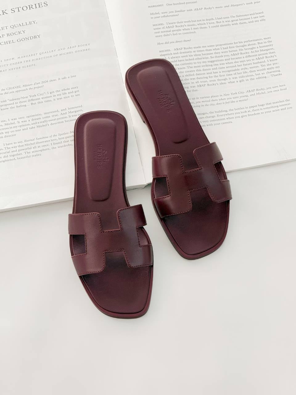 Hermes Oran Sandal Rouge H