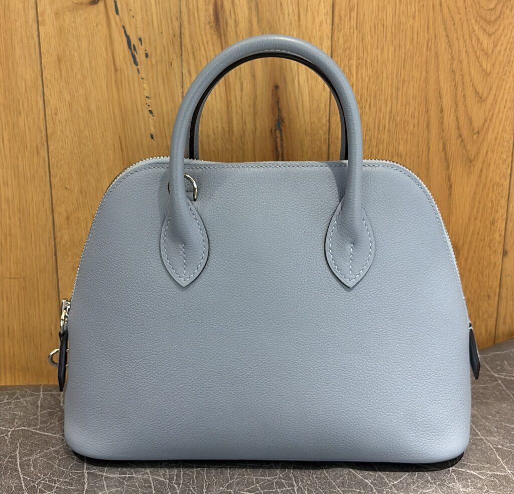 Hermes Bolide 25 Blue Lin Evercolor PHW