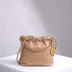 Chanel C22 Mini Dark Beige GHW