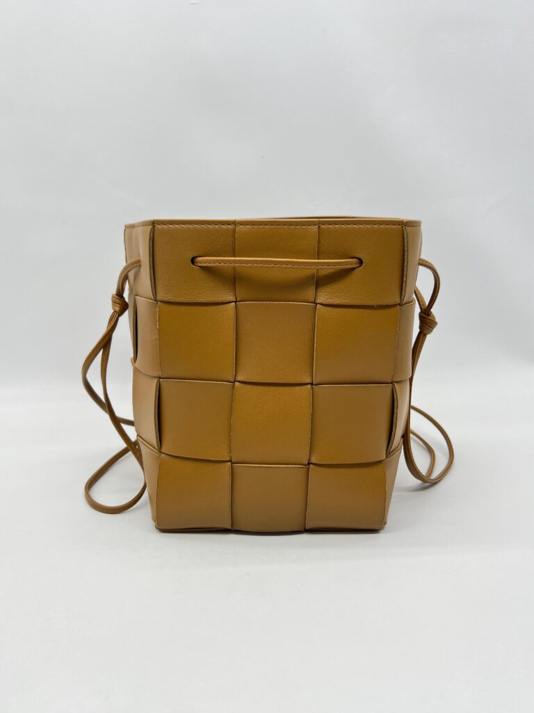 Bottega Veneta Small Cassette Buchet Camel