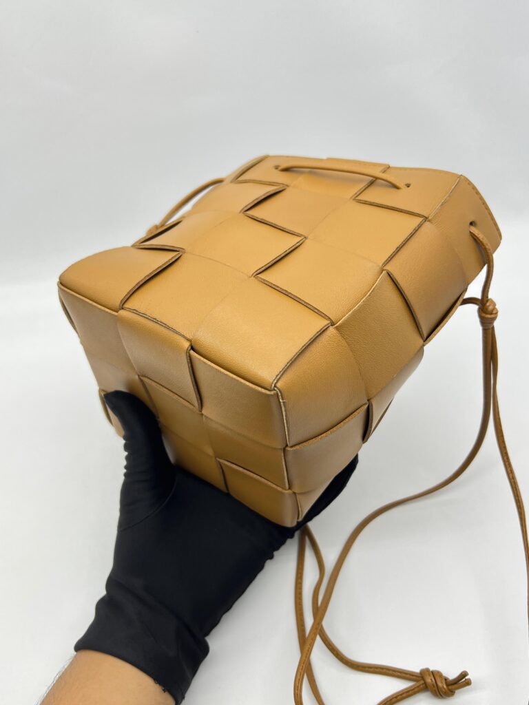 Bottega Veneta Small Cassette Buchet Camel