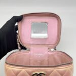 Chanel Vanity Case Iridescent Calfskin Pink Small SHW