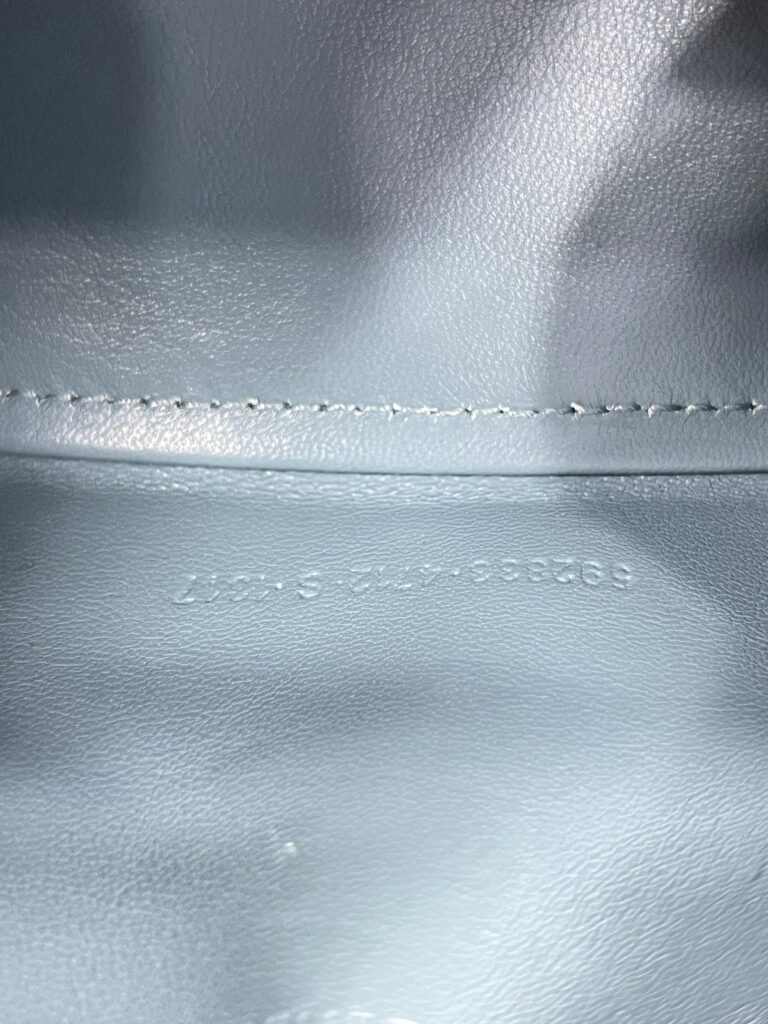 Balenciaga Hourglass XS Top Handle Blue Grey SHW