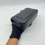 Chenel Mini Rectangular Caviar Black SHW