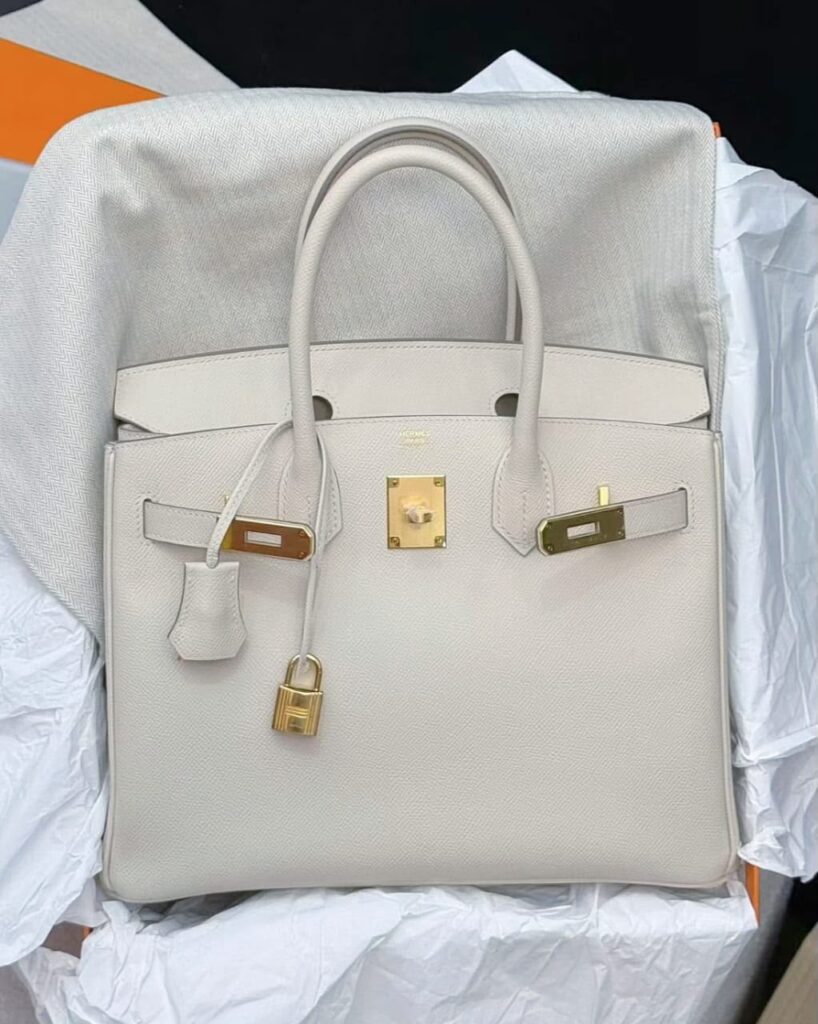 Hermes Birkin 30 Craie Epsom GHW