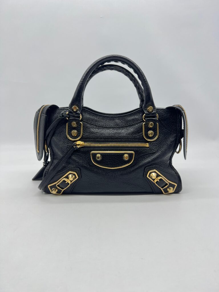 Balenciaga Mini City Edge Black GHW