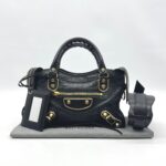 Balenciaga Mini City Edge Black GHW