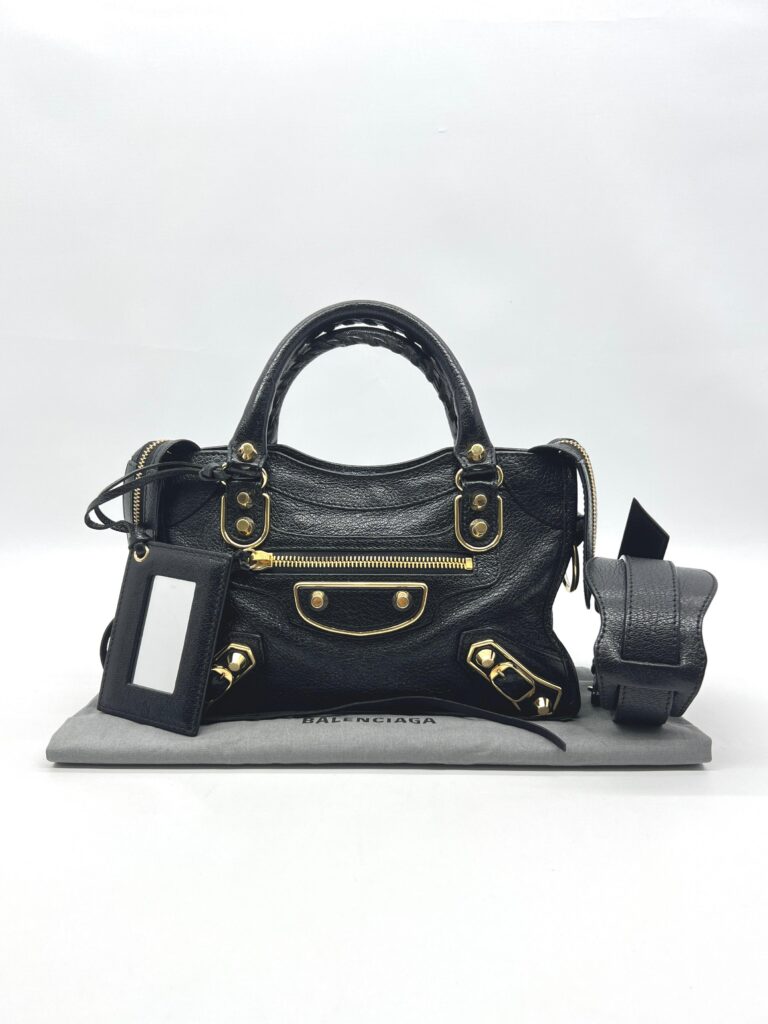 Balenciaga Mini City Edge Black GHW