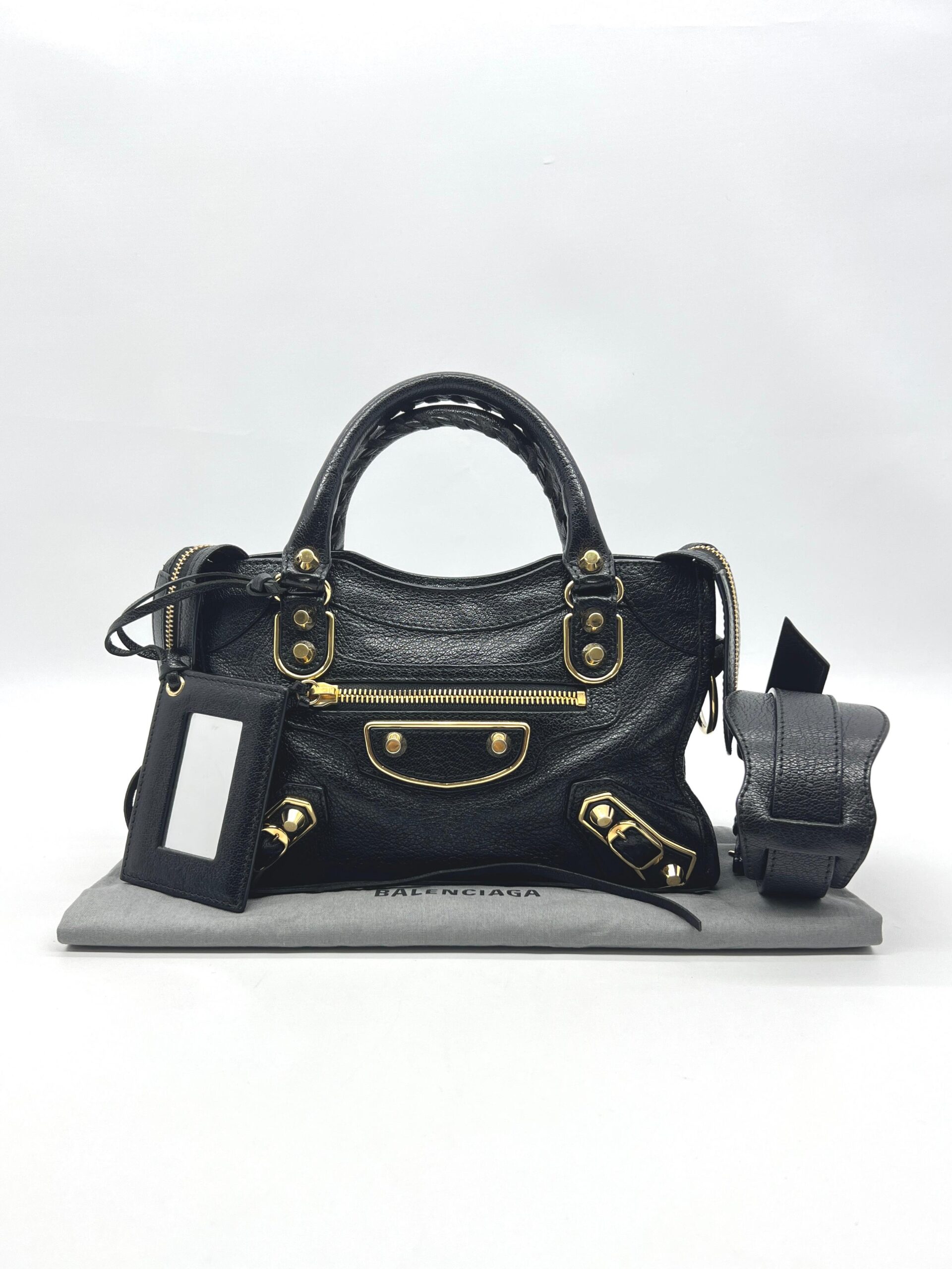 Balenciaga Mini City Edge Black GHW