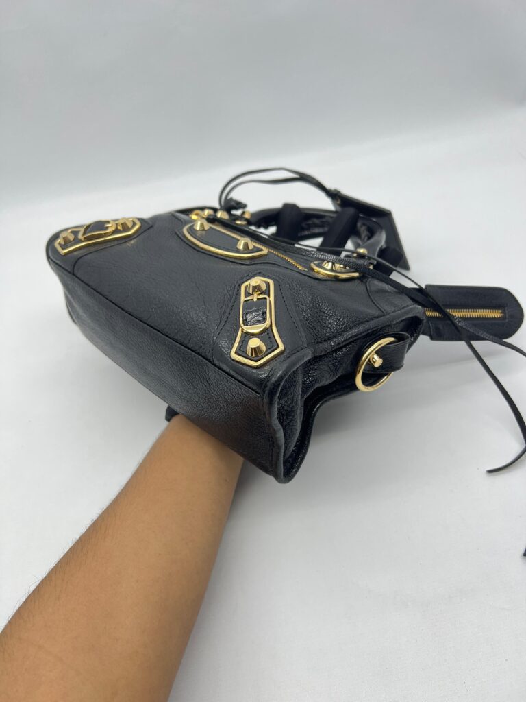 Balenciaga Mini City Edge Black GHW