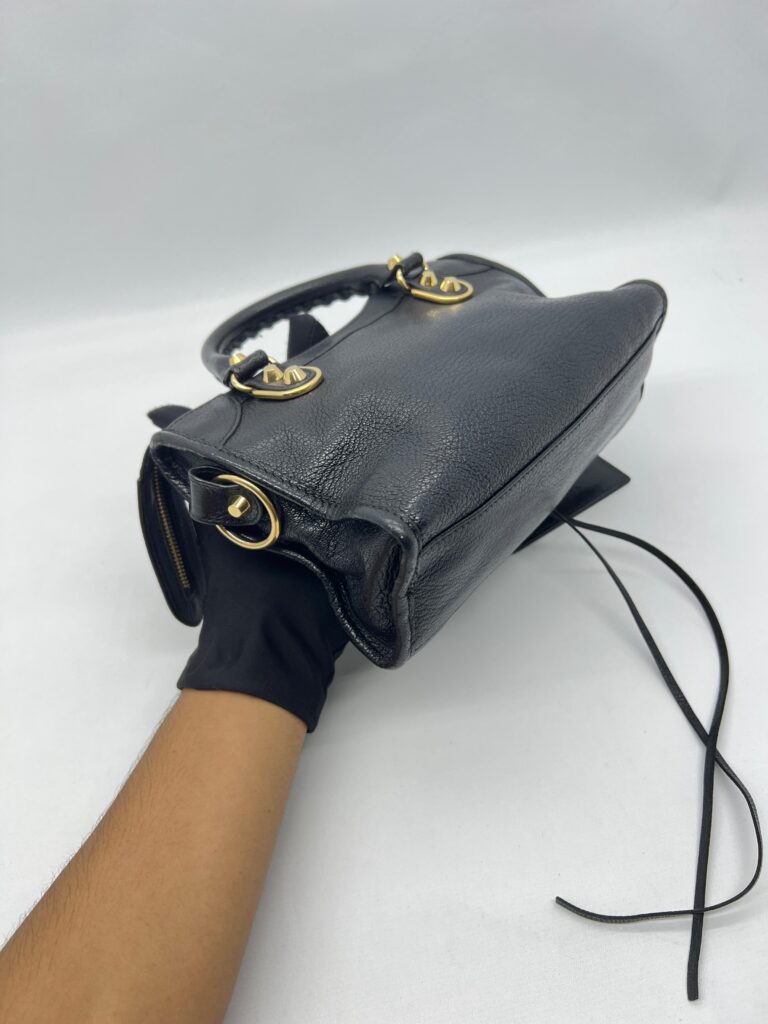 Balenciaga Mini City Edge Black GHW