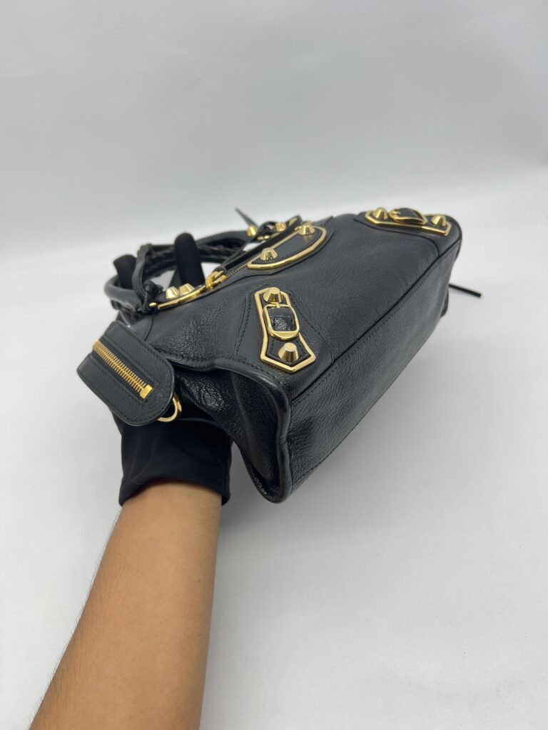 Balenciaga Mini City Edge Black GHW