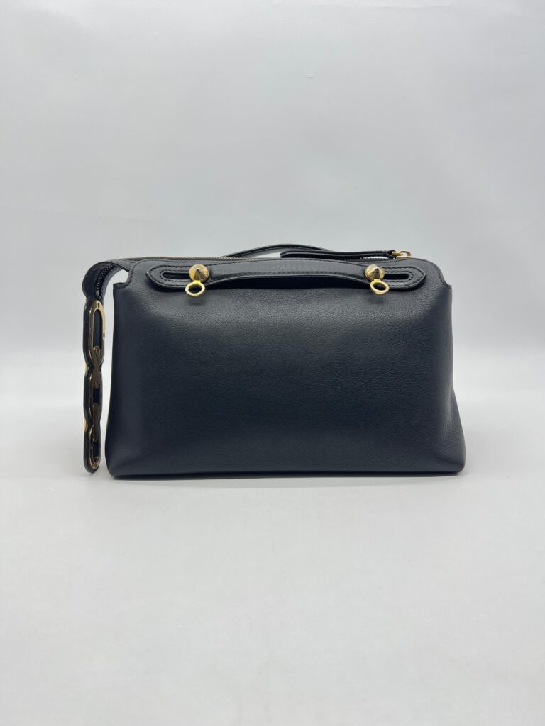 Fendi BTW Small Black Gold Tail GHW