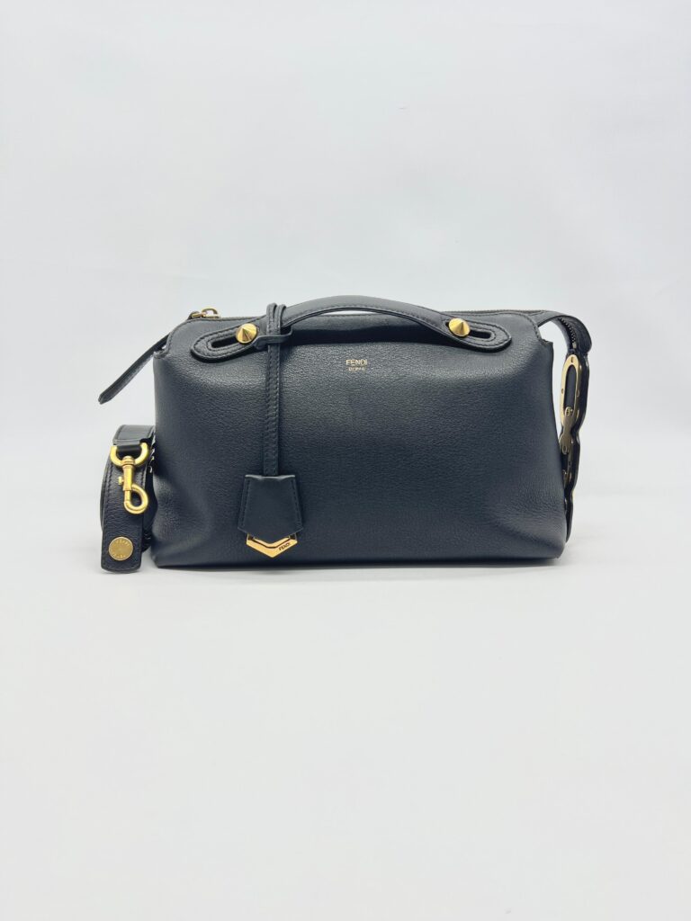 Fendi BTW Small Black Gold Tail GHW