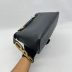 Fendi BTW Small Black Gold Tail GHW