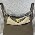 Hermes Lindy 26 Etoupe Clemence GHW