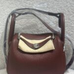 Hermes Mini Lindy Terre Clemence PHW